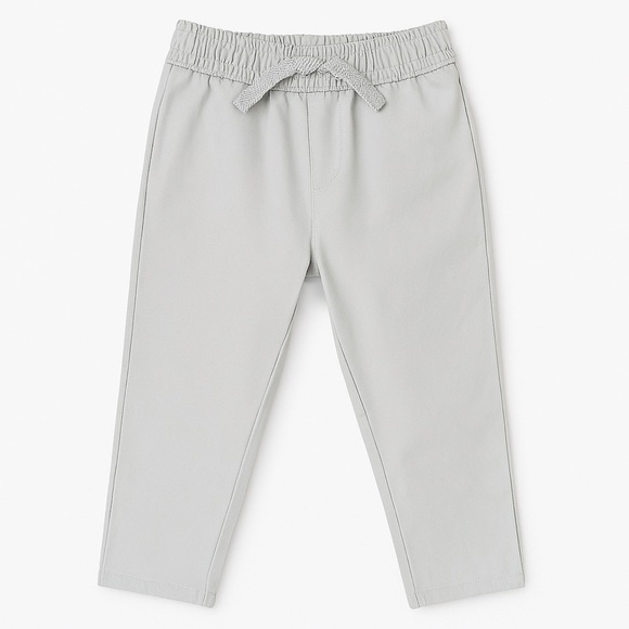 Eddie Bauer Kids Light Gray Pants with Drawstring - Picture 1 of 7